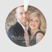 Notre première photo de Mariage de Noël (devant)