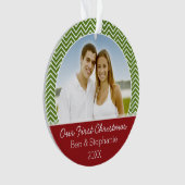 Notre première photo de Noël - double face (devant)