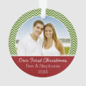 Notre première photo de Noël - double face (dos)