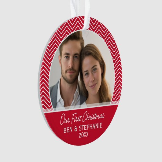 Notre première photo de Noël - double face (devant)