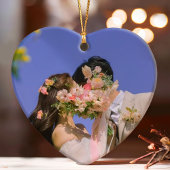 Notre première photo de Noël Elegant Rose Gold Cou