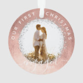 Notre première photo de Noël Engagé Script Rose Go (dos)