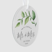 Notre première photo de Noël rustique de verdure (devant)