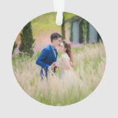 Notre première photo de Noël rustique de verdure (dos)