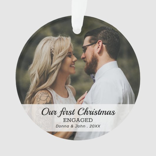 Notre première photo de script moderne de Noël (devant)