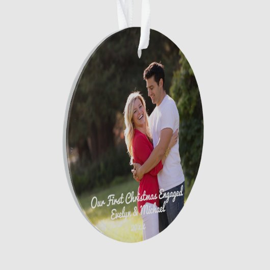 Notre première photo en couple de Noël (devant)