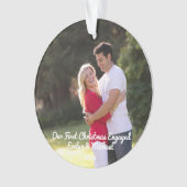 Notre première photo en couple de Noël (devant)