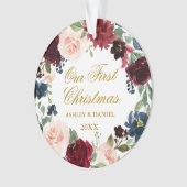 Notre première photo en or de Noël (devant)