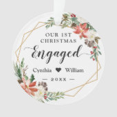 Notre première photo florale géométrique de Noël (devant)