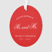 Notre première photo gay de Noël (devant)