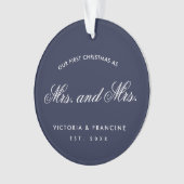 Notre première photo Lesbienne de Noël (devant)