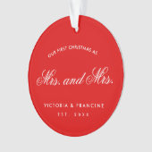 Notre première photo Lesbienne de Noël nouvellemen (devant)