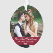 Notre première photo Mariage de Noël en Bourgogne (devant)