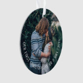 Notre première photo personnalisée de Noël (devant)