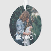 Notre première photo personnalisée de Noël (devant)