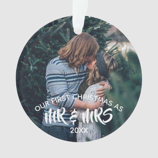 Notre première photo personnalisée de Noël (devant)