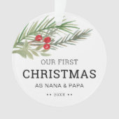 Notre première photo verte de Noël (devant)