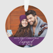 Notre première photo violette de Noël (devant)