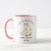 Notre première tasse de café pour la fête des Mère (Gauche)
