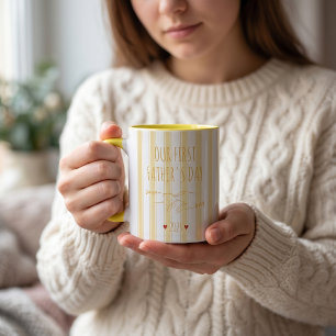 Notre première tasse de fête des pères