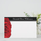 Notre Rose d'amour ~ papeterie horizontale (Debout devant)