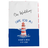 Notre Sac Cadeau Mariage - Petit, Lustré (Devant)