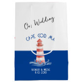 Notre Sac Cadeau Mariage - Petit, Lustré (Dos)