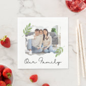 Notre Serviette de Table en Papier de Famille (En situation)