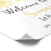 Notre soleil tourne une Affiche de bienvenue d'ann (Coin)