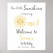 Notre soleil tourne une Affiche de bienvenue d'ann (Devant)