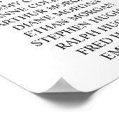 Notre tableau d'affichage de mariage pour les pers (Coin)