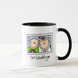 Notre tasse personnalisable de mariage