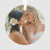 Notre tout premier Noël comme Mme et Mme Ornament (dos)