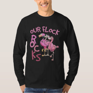Notre troupeau est génial T-shirt Flamant Rose pou