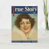 Notre Véritable Histoire - Carte de Vœux Romantiqu (Devant)