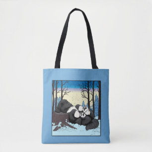 Notta Bear Cozy Winter Slaap Newfoundlander Puppy Draagtas