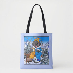 Notta Bear Mt. Hood Meadows Newfoundlandse Ski Lif Draagtas