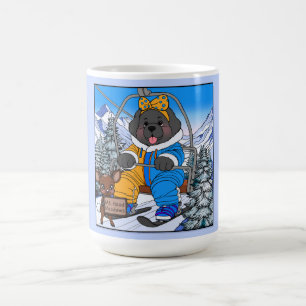 Notta Bear Mt. Hood Meadows Newfoundlandse Ski Lif Koffiemok