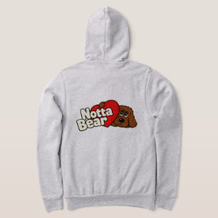 Notta Bear Retro Pound Puppy Style Logo Bruin Hoodie