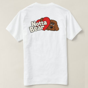 Notta Bear Retro Pound Puppy Style Logo Bruin T-shirt