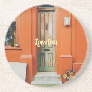 Notting Hill-deurkruk, Londen, VK Flesopener Zandsteen Onderzetter