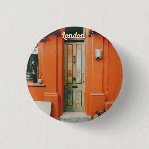 Notting Hill deurpost, Londen, VK Ronde Button 3,2 Cm
