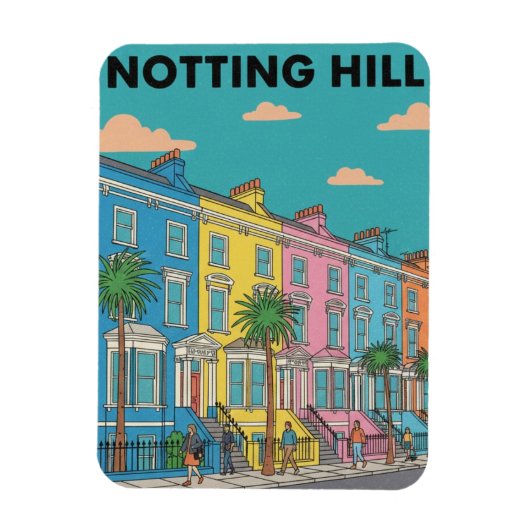 Notting Hill Londen Magneet (Verticaal)
