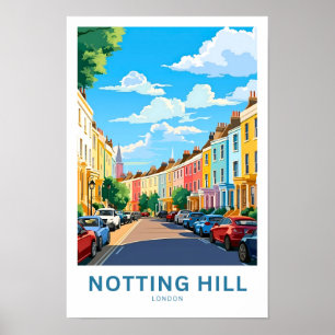 Notting Hill London Travel Print