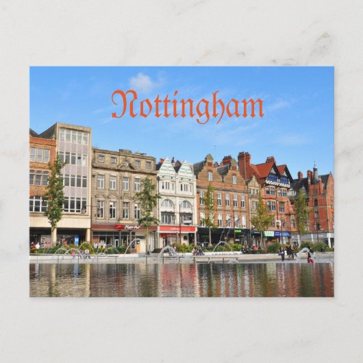 Nottingham Briefkaart (Voorkant)