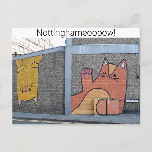 Nottingham Cats Briefkaart (Voorkant)