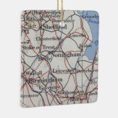 Nottingham England  Map Keramisch Ornament (Rechts)