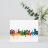 Nottingham England Skyline Briefkaart (Staand voorkant)