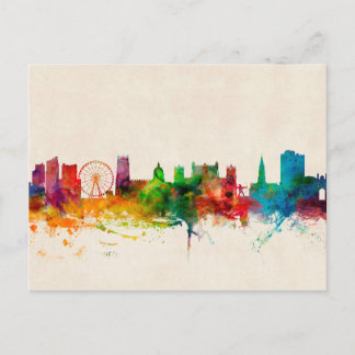 Nottingham England Skyline Briefkaart