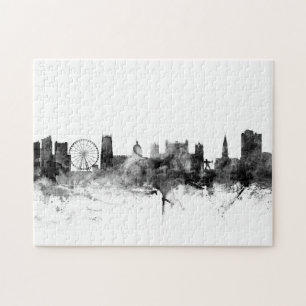 Nottingham England Skyline Legpuzzel